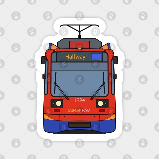 Sheffield Tram Sticker by charlie-care